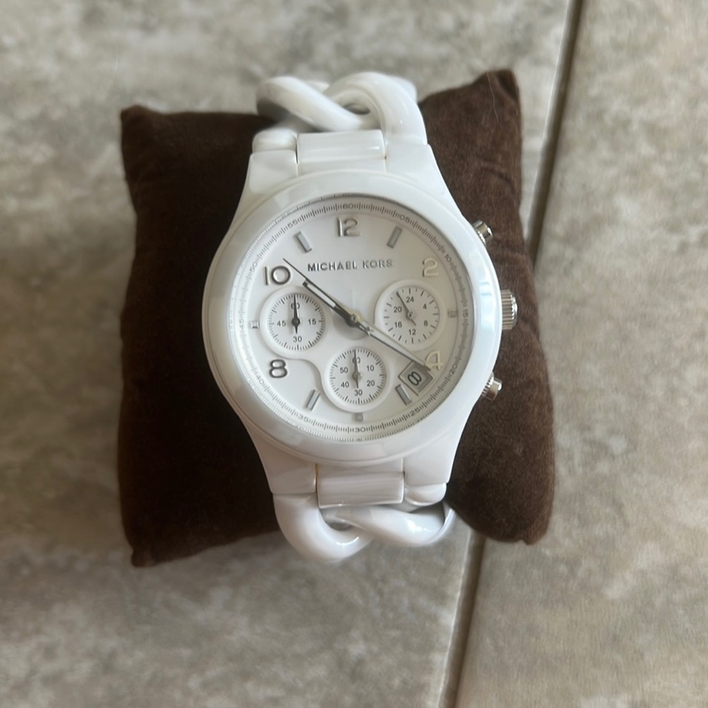Michael Kors Ceramic White Watch